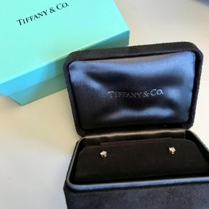 Tiffany Solitaire Diamond Earrings